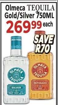 Olmeca TEQUILA Gold/Silver 750ML