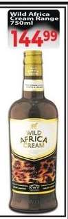 Wild Africa Cream Range 750ml