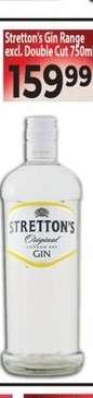 Stretton's Gin Range excl. Double Cut 750ml