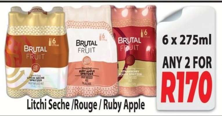 Brutal Fruit Litchi Seche / Rouge / Ruby Apple