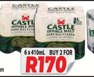 Castle Double Malt Pure Malt Lager