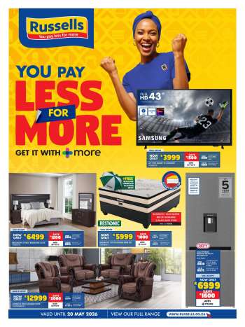 Russells catalogue  - 16/04/2026 - 20/05/2026.
