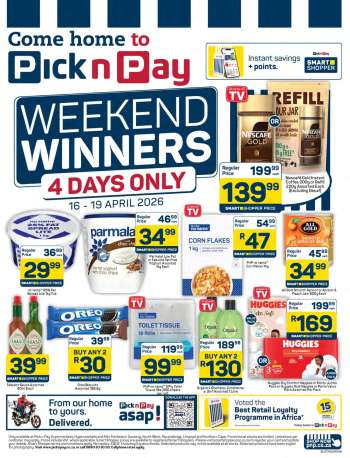 Pick n Pay catalogue  - 16/04/2026 - 19/04/2026.