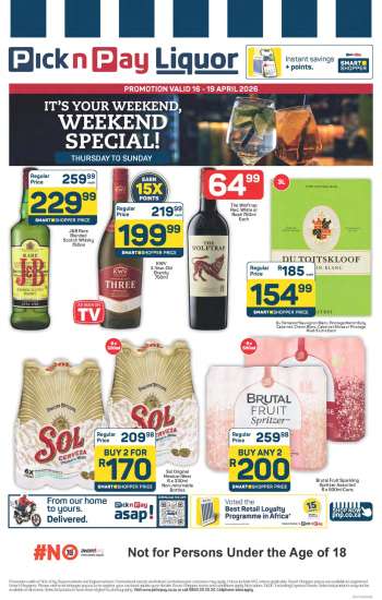 Pick n Pay catalogue  - 16/04/2026 - 19/04/2026.