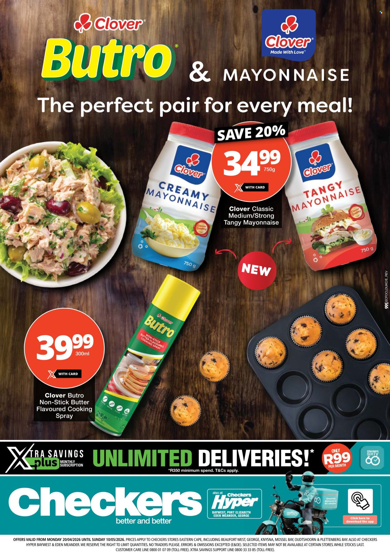 Checkers specials - 10/04/2026 - 10/05/2026. Page 1