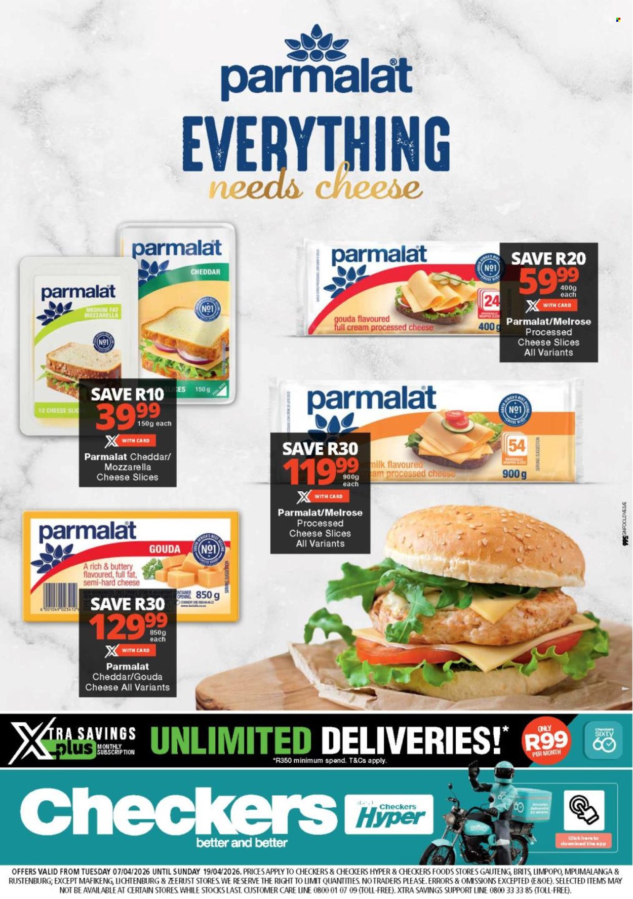 Checkers specials - 07/04/2026 - 19/04/2026. Page 1