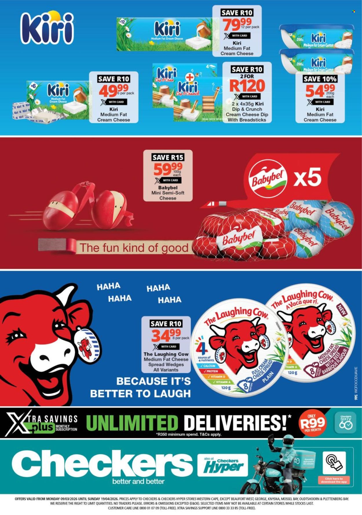 Checkers specials - 09/03/2026 - 19/04/2026. Page 1