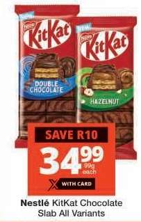 Nestlé KitKat Chocolate Slab All Variants