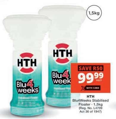 HTH Blu4Weeks Stabilised Floater