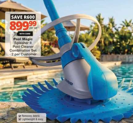 Pool Magic Splasher II Pool Cleaner Combination Set