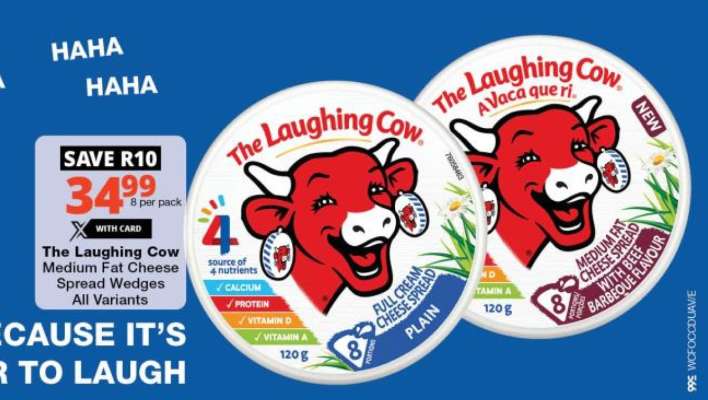 The Laughing Cow Medium Fat Cheese Spread Wedges