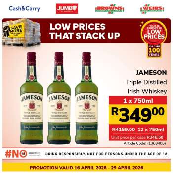 Jumbo Cash & Carry catalogue  - 16/04/2026 - 29/04/2026.