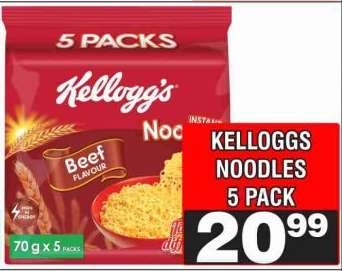 KELLOGGS NOODLES 5 PACK