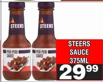 STEERS SAUCE 375ML