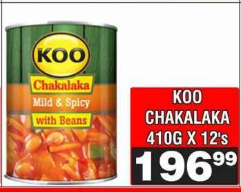 KOO CHAKALAKA 410G X 12's