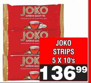 JOKO STRIPS 5 X 10's
