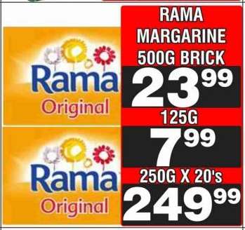 RAMA MARGARINE 500G BRICK