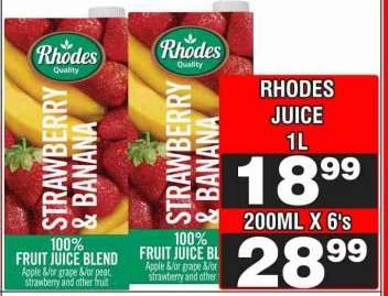 RHODES JUICE 1L