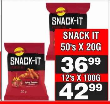 SNACK IT 50's X 20G