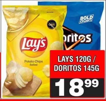 LAYS 120G / DORITOS 145G