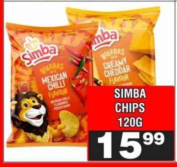 SIMBA CHIPS 120G