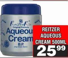 REITZER Aqueous Cream 500ml