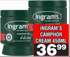 INGRAM'S CAMPHOR CREAM 450ml