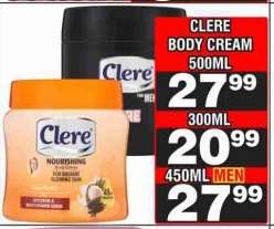 CLERE BODY CREAM 500ML