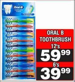 ORAL B TOOTHBRUSH 12's