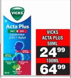 VICKS ACTA PLUS 50ML
