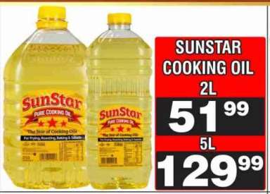 SUNSTAR COOKING OIL 2L