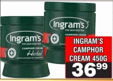 Ingram’s Camphor Cream 450g