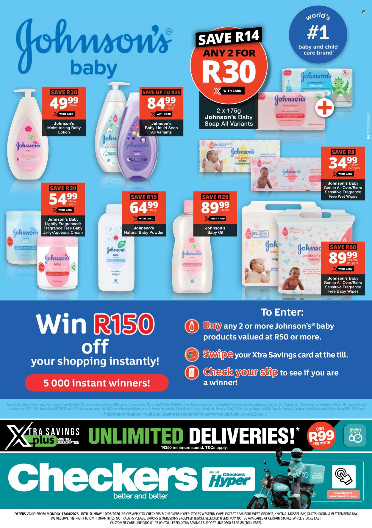 Checkers specials - 12/04/2026 - 10/05/2026. Page 1