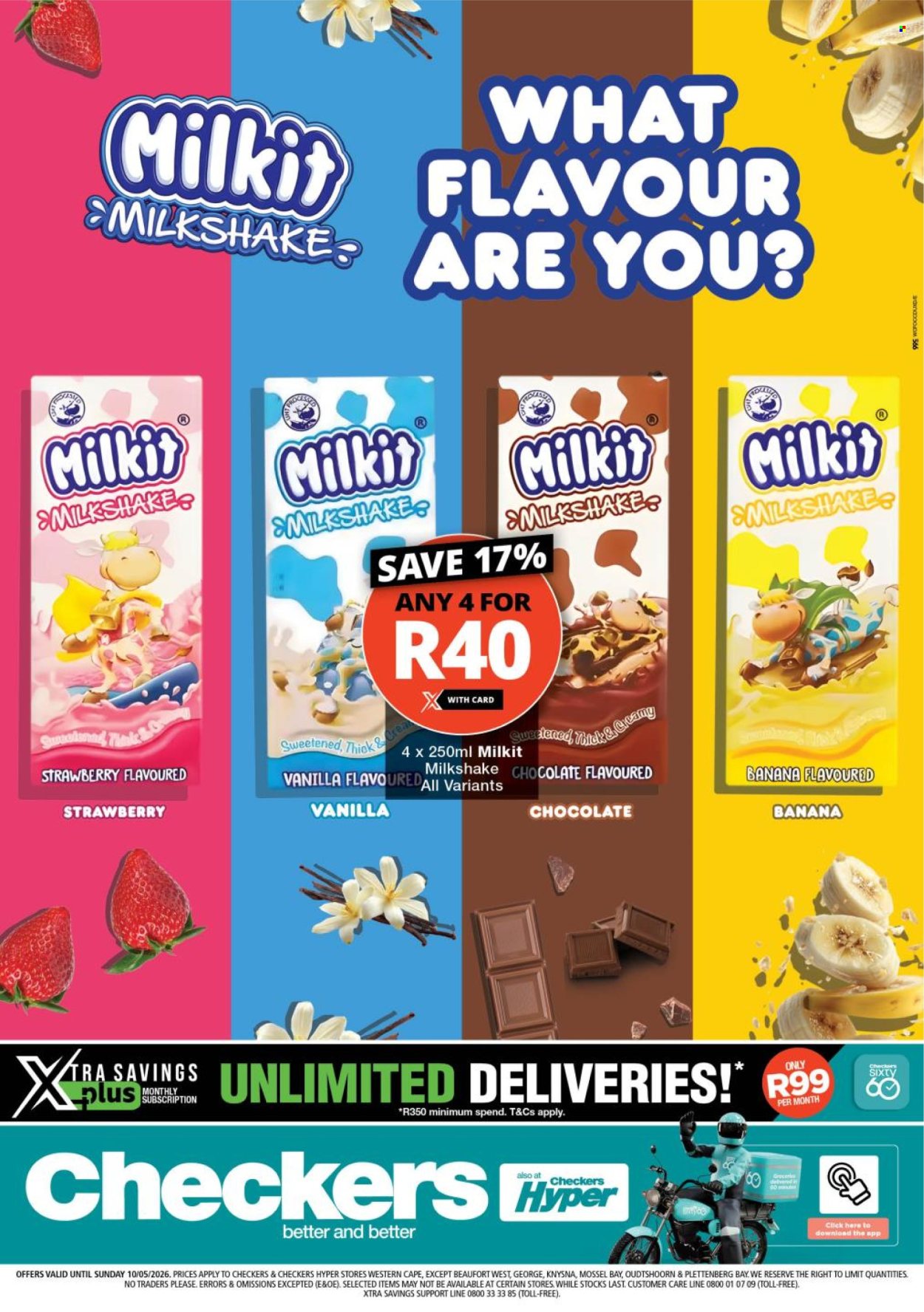 Checkers specials - 22/03/2026 - 10/05/2026. Page 1