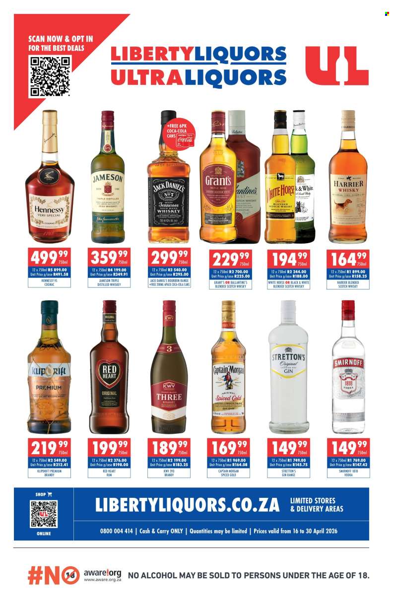 Liberty Liquors catalogue  - 16/04/2026 - 30/04/2026.