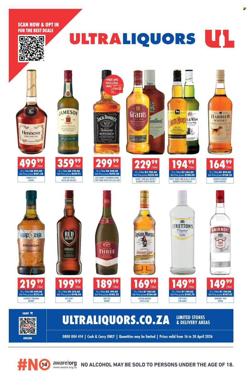 Ultra Liquors catalogue  - 16/04/2026 - 30/04/2026.