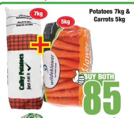 Potatoes 7kg & Carrots 5kg