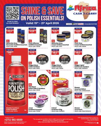 Africa Cash & Carry catalogue  - 15/04/2026 - 21/04/2026.