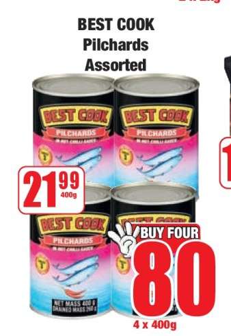 BEST COOK Pilchards Assorted