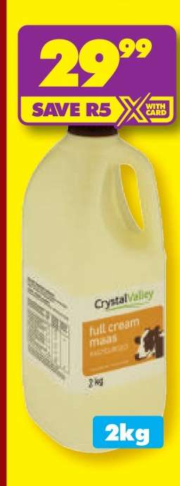 CRYSTAL VALLEY FULL CREAM MAAS