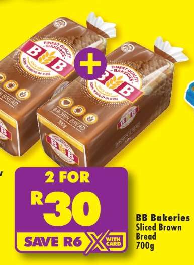 BB Bakeries Sliced Brown Bread 700g