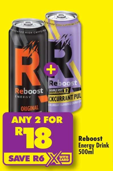 REBOOST ENERGY DRINK 500ml