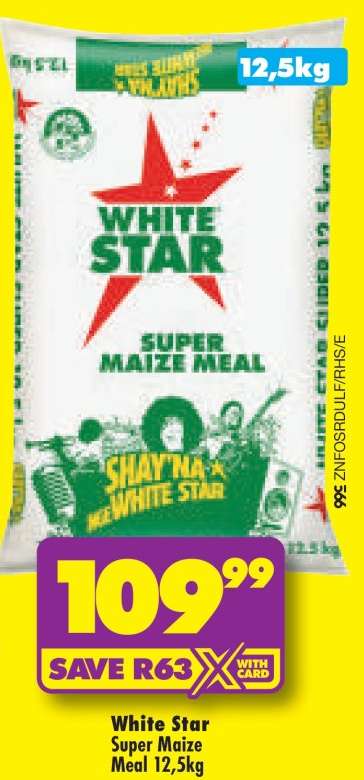 White Star Super Maize Meal 12,5kg