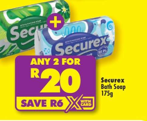 SECUREX BATH SOAP 175g
