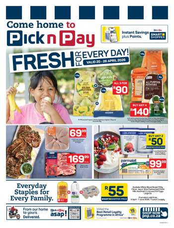 Pick n Pay catalogue  - 20/04/2026 - 26/04/2026.