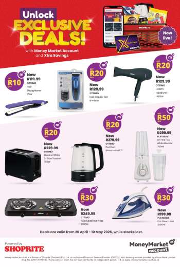 Shoprite catalogue  - 20/04/2026 - 10/05/2026.