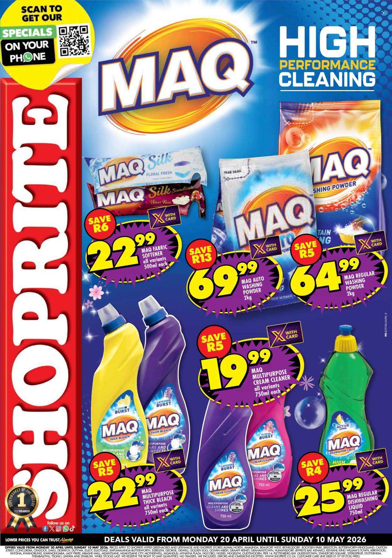 Shoprite specials - 20/04/2026 - 10/05/2026. Page 1