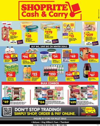 Shoprite catalogue  - 20/04/2026 - 03/05/2026.