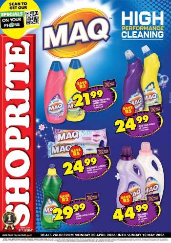 Shoprite catalogue  - 20/04/2026 - 10/05/2026.