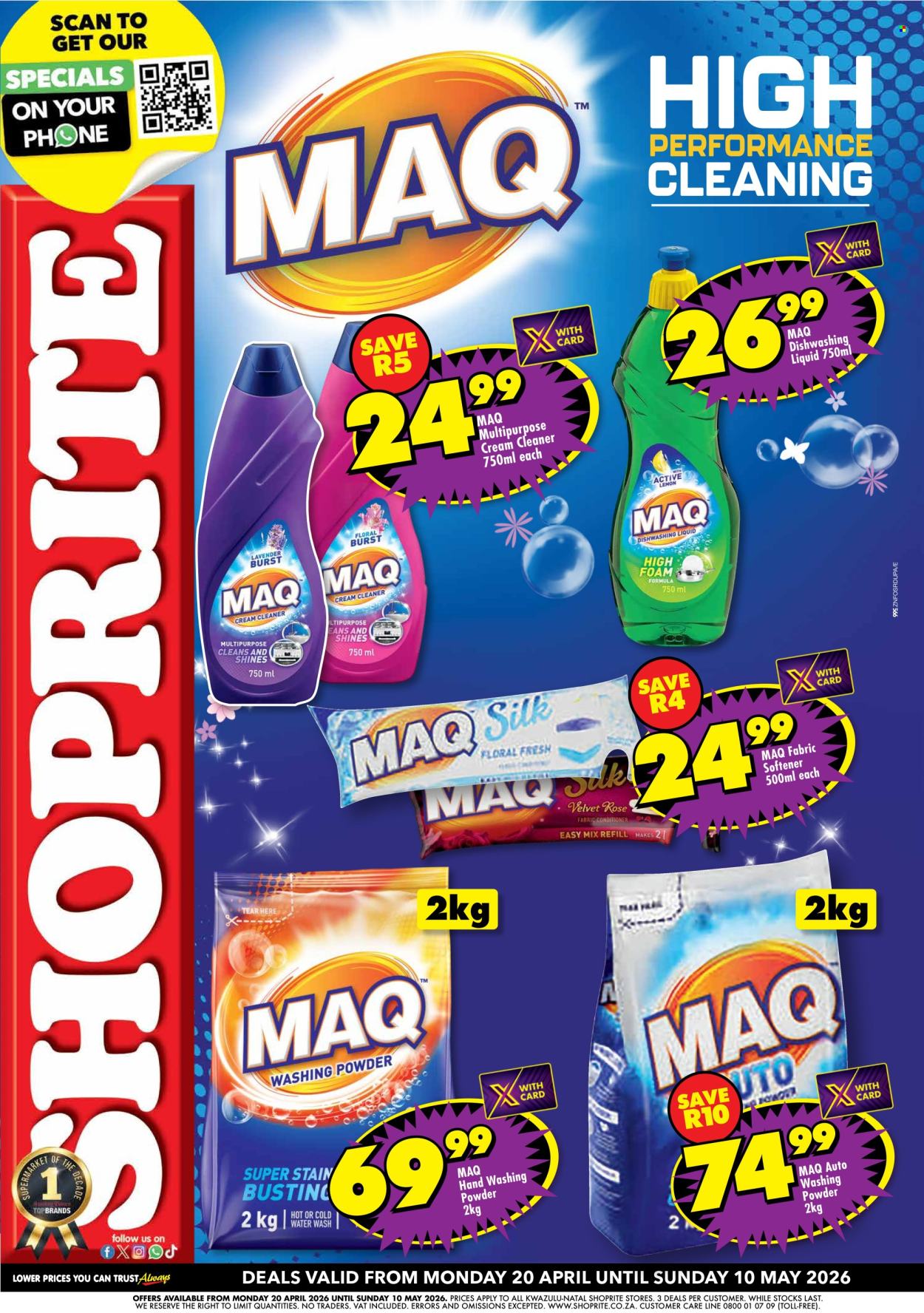 Shoprite specials - 20/04/2026 - 10/05/2026. Page 1